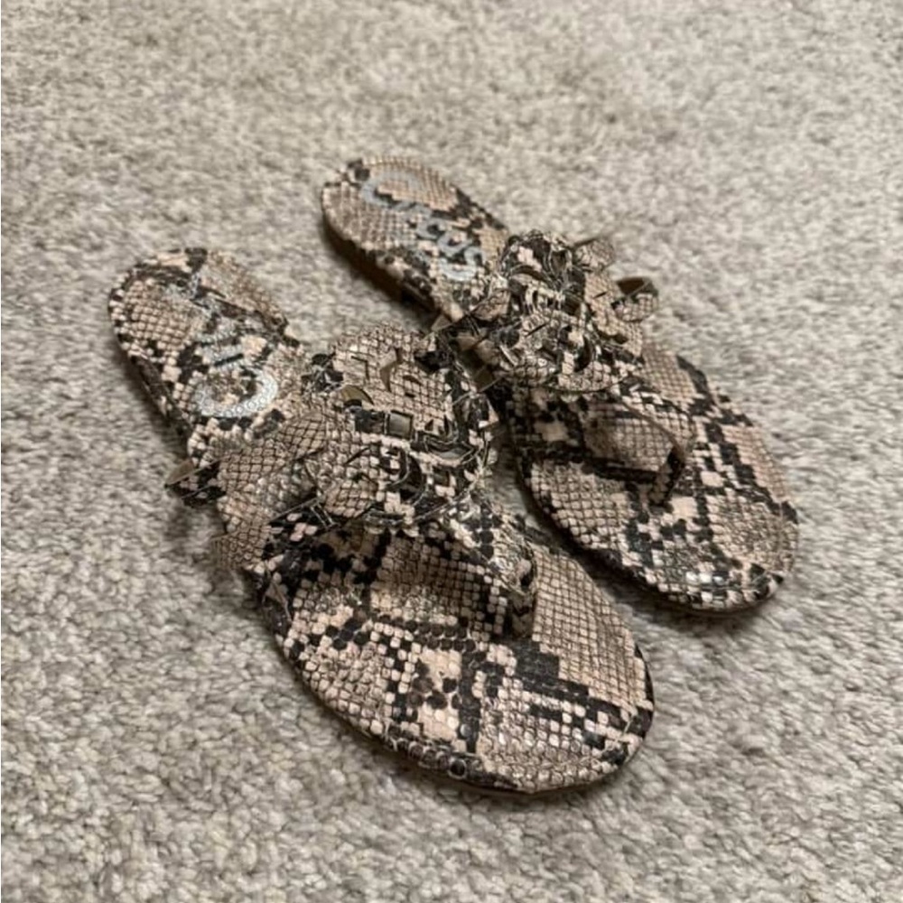 Snakeskin Patterned Sandals